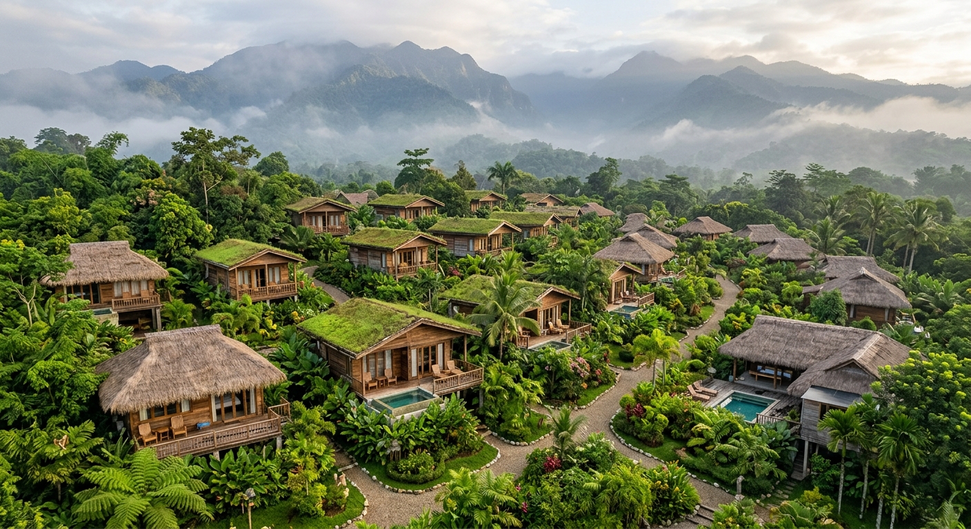Flycam villa